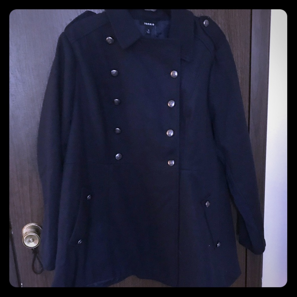NWT Torrid Military Peacoat Size 3